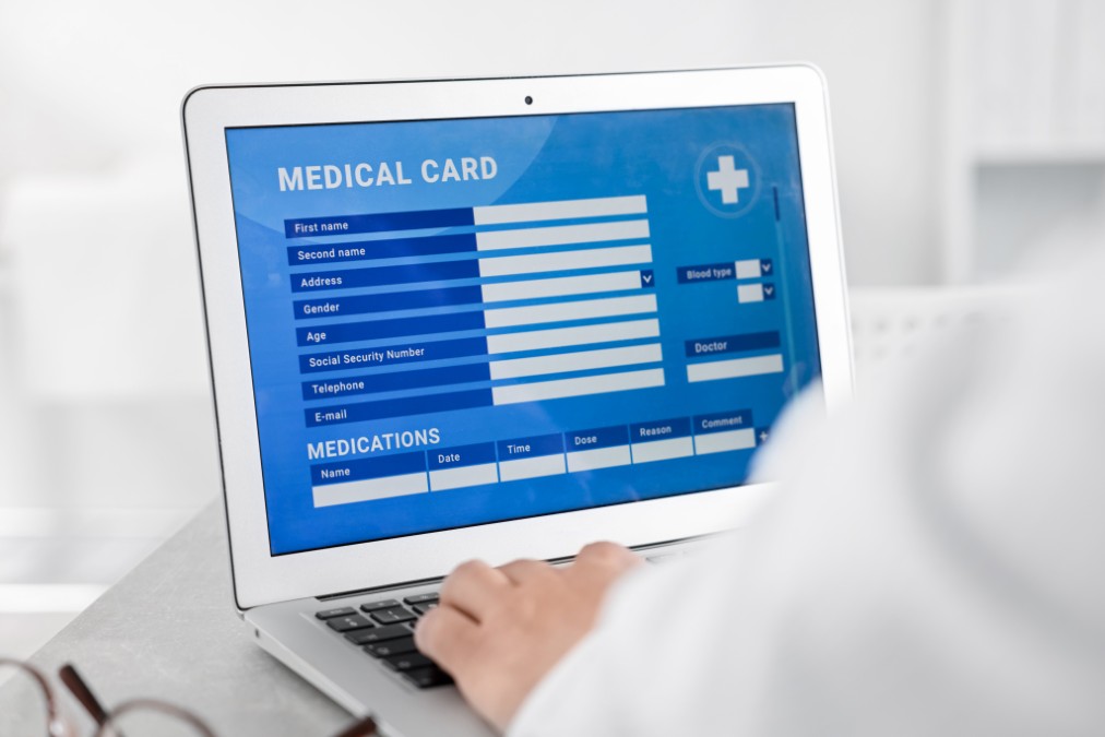 Saisie d'un dossier numérique pour l'adhésion à la mutuelle interimaire santé.